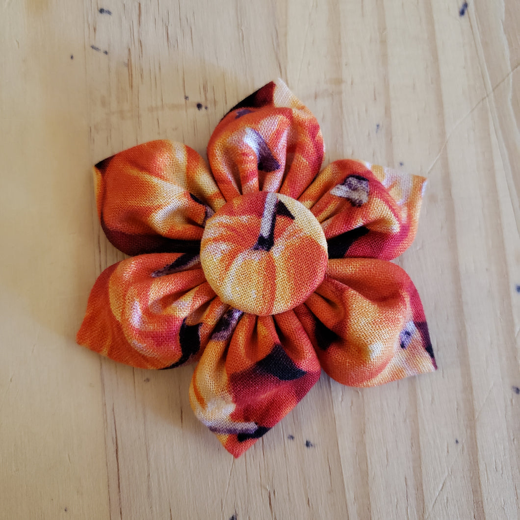Pumpkins Flower Bow